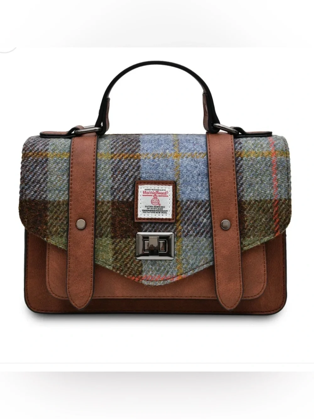 Hand Woven Tweed Satchel